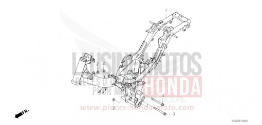FRAME BODY C125AN de 2022